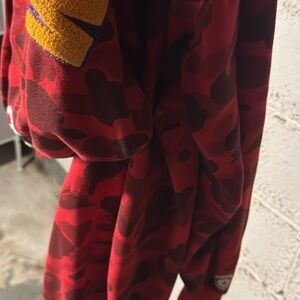 Bape Red Camo Jacket